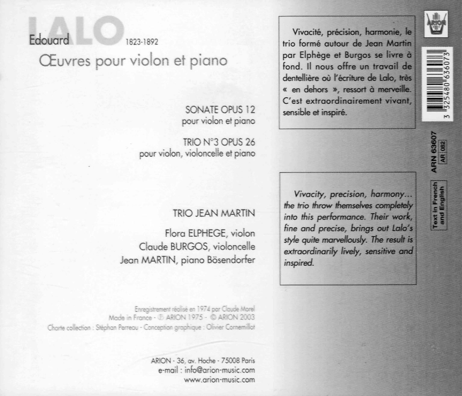 En cliquant, visualisez la pochette 33 t