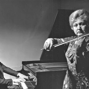 Flora Elphège et Jean Martin en 1959