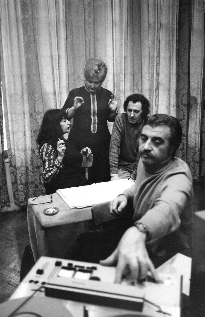 Séance d’enregistrement chez Arion