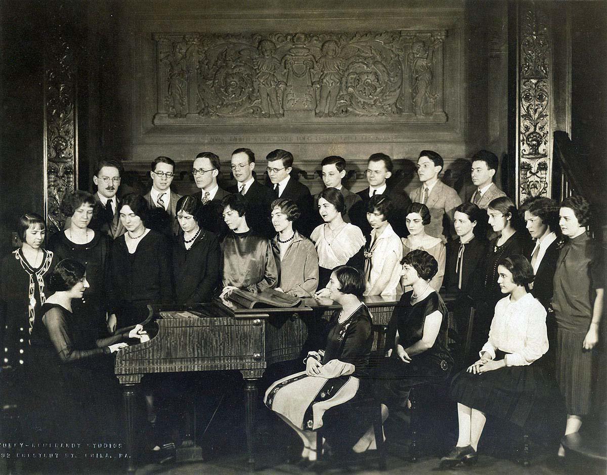 Wanda Landowska et ses élèves